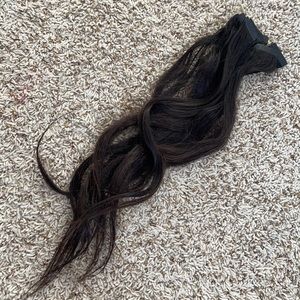 Invisitab hair extensions 22” dark brown